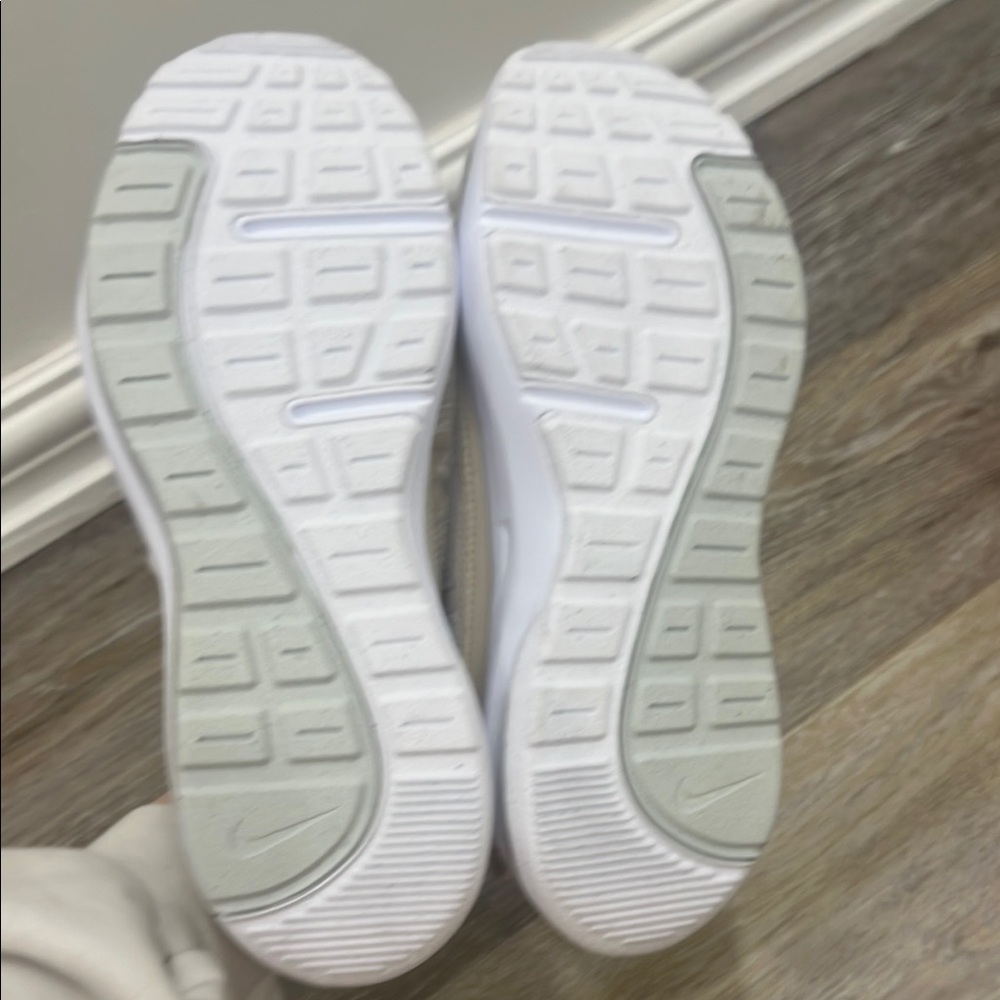 NWT Nike Beige and Gold Air Max Sneakers - Picture 2 of 5